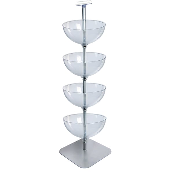 Azar Displays Four-Tier 16" Bowl Floor Display 751604 - main